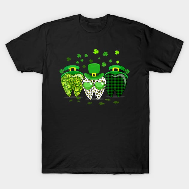 Irish Tooth Dentist Dental Hygienist St Patricks Day T-Shirt by klei-nhanss